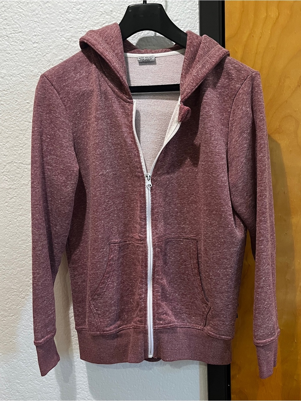 Women’s Little Bipsy Heathered Mauve Zip-Up Hoodie